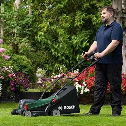 Bosch akumuliatorinė vejapjovė  UniversalRotak 2x18V-37-550, 2x4.0Ah, pilnas komplektas