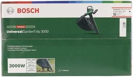 Lapų pūstuvas siurblys Bosch Universal GardenTidy 3000