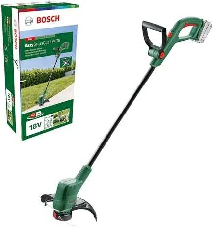 Akumuliatorinė žoliapjovė Bosch Easy GrassCut 18V-26 solo (be akumuliatoriaus ir kroviklio)