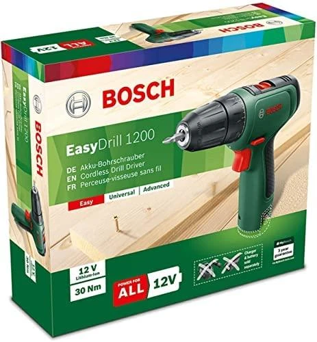 Bosch Easydrill 1200 be akumuliatoriaus ir kroviklio Akumuliatorinis skrūvgriezis