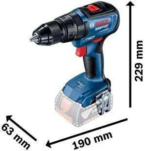 Bosch akumuliatorinis bešepetėlinis suktuvas - gręžtuvas GSB 18V-50, 2 x 2,0 Ah. 28/50 Nm