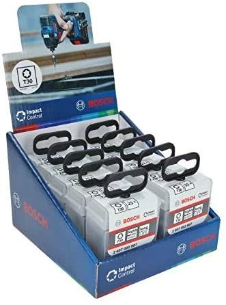 Bosch Suktuvo antgaliai T30 25 vnt./ Impact, L=25mm