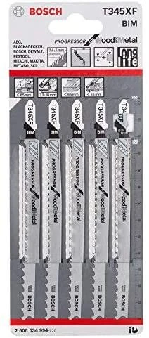 Bosch 5 siaurapj.pjūkleliai T 345 XF (Progressor)