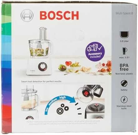 Virtuvinis kombainas Bosch MC812M844, MultiTalent 8, 1250 W, juodas