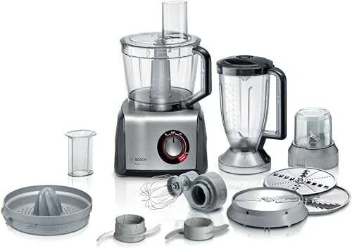 Virtuvinis kombainas Bosch MC812M844, MultiTalent 8, 1250 W, juodas