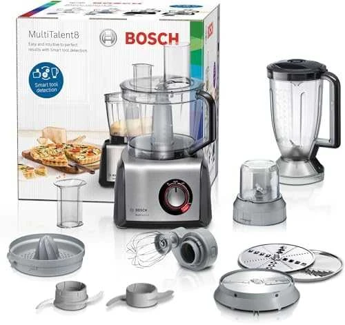 Virtuvinis kombainas Bosch MC812M844, MultiTalent 8, 1250 W, juodas