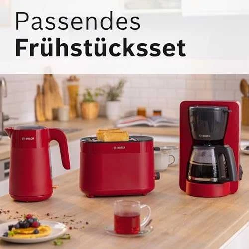 Sumuštinių keptuvas Bosch TAT2M124 Kompaktinis skrudintuvas, MyMoment, Raudona
