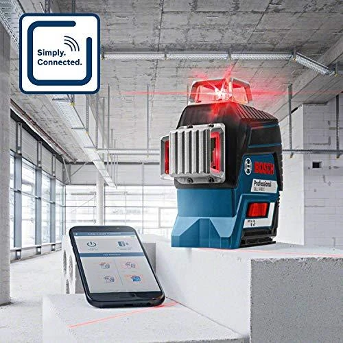 Bosch Linijinis lazerinis nivelyras GLL 3-80 C (4x1.5V AA, Carton)
