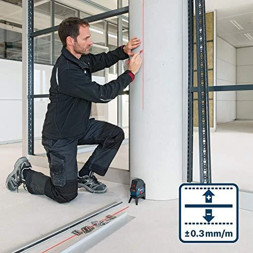 Bosch Kombinuotasis lazeris GCL 2-15 (3x1.5V AA , RM1, BM3, Case)