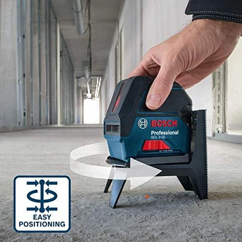 Bosch Kombinuotasis lazeris GCL 2-15 (3x1.5V AA , RM1, BM3, Case)