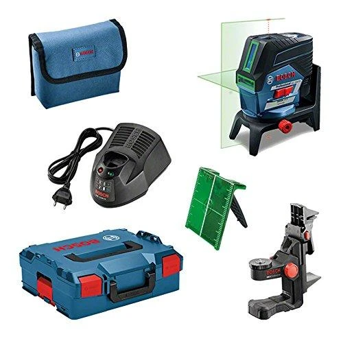 Bosch Kombinuotasis lazeris GCL 2-50 CG + 1x2.0Ah + RM2 + L-Boxx