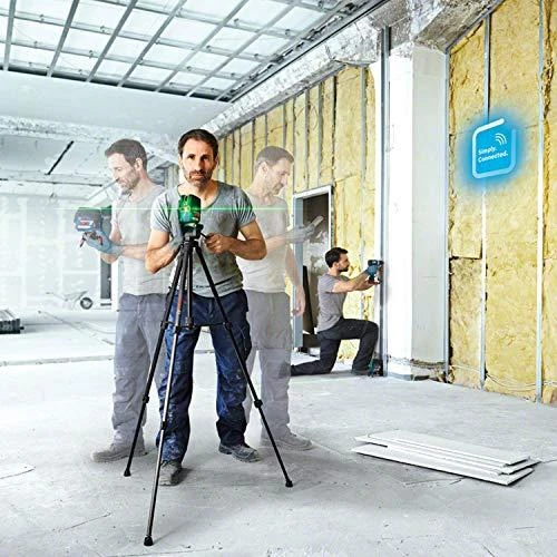 Bosch Kombinuotasis lazeris GCL 2-50 CG + 1x2.0Ah + RM2 + L-Boxx