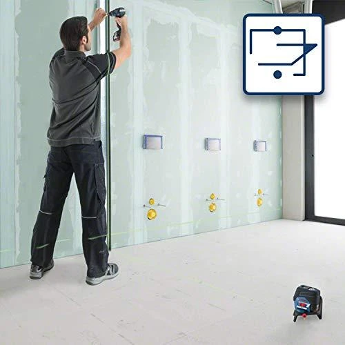 Bosch Kombinuotasis lazeris GCL 2-50 CG + 1x2.0Ah + RM2 + L-Boxx