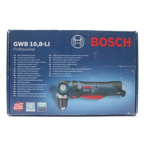 Bosch Akumuliatorinis kampinis gręžtuvas GWB 12V-10, be akumuliatorių ir kroviklio