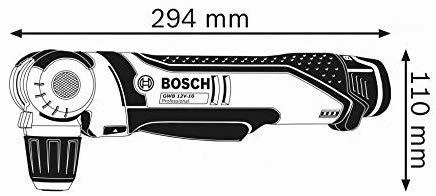 Bosch Akumuliatorinis kampinis gręžtuvas GWB 12V-10, be akumuliatorių ir kroviklio