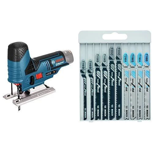Bosch Akumuliatorinis siaurapjūklis GST 12V-70, be akumuliatoriaus ir kroviklio