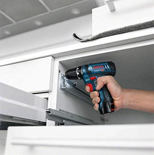 Bosch Akumuliatorinis suktuvas GSR 12V-15, 2x2.0, 25 sukimo antgaliai