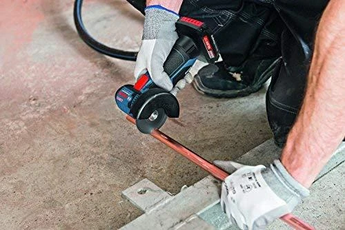 Bosch Professional kampinis šlifuoklis GWS 12V-76 (be baterijos ir įkroviklio; kartoninėje dėžėje)
