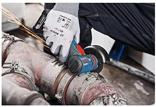 Bosch Professional kampinis šlifuoklis GWS 12V-76 (be baterijos ir įkroviklio; kartoninėje dėžėje)