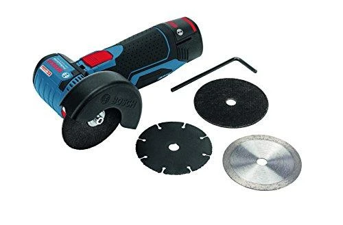 Bosch Professional kampinis šlifuoklis GWS 12V-76 (be baterijos ir įkroviklio; kartoninėje dėžėje)