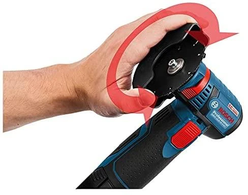 Bosch Professional kampinis šlifuoklis GWS 12V-76 (be baterijos ir įkroviklio; kartoninėje dėžėje)