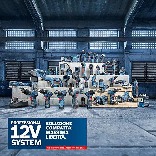 Bosch Akumuliatorinis kampinis šlifuoklis GWS 12V-76 V-EC (be baterijų ir įkroviklio)