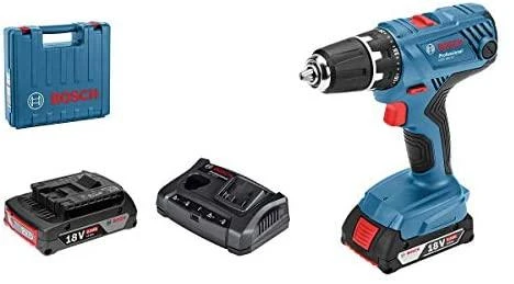 Bosch GSR 18V-21 suktuvas su priedais rinkinyje