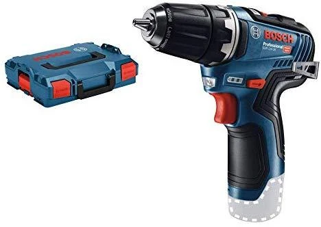 Bosch GSR 12V-35 suktuvas ir lagaminas