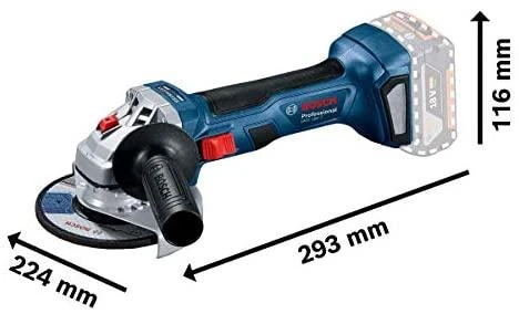 Bosch Akumuliatorinis kampinis šlifuoklis GWS 18V-7, 2x4.0Ah, GAL 18V-40