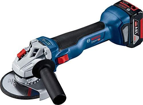 Bosch GWS 18V-10, LB be akumuliatoriaus ir kroviklio