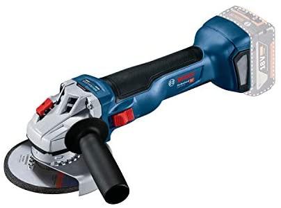 Bosch GWS 18V-10, LB be akumuliatoriaus ir kroviklio