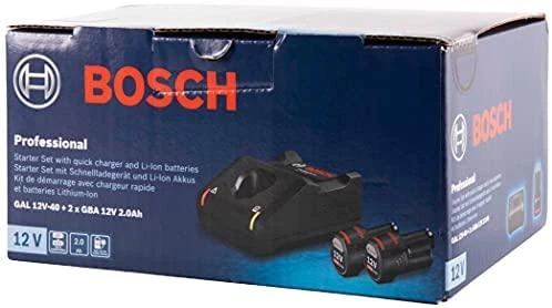 Bosch Akumuliatorius + kroviklis GBA 12V 2x2.0Ah + GAL 12V-40 rinkinys