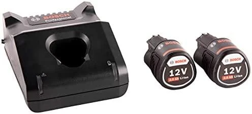 Bosch Akumuliatorius + kroviklis GBA 12V 2x2.0Ah + GAL 12V-40 rinkinys
