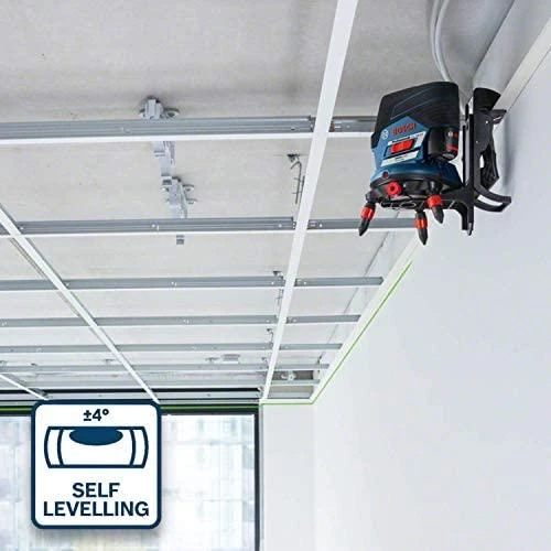 Bosch Kombinuotasis lazeris GCL 2-50 CG + 1x2.0Ah + RM2 + L-Boxx