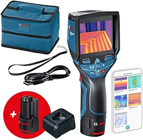 Termovizorius Bosch GTC 400 C, 12V, be akumuliatoriaus ir kroviklio