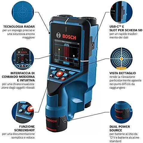 Bosch D-tect 200 C, LB 1x2.0, GAL 12V-40