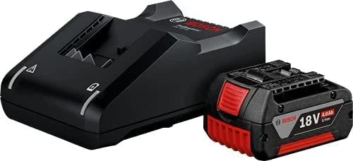 Bosch Akumuliatorius + kroviklis GBA 18V 2x4.0Ah + GAL 18V-40