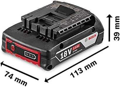 Bosch Akumuliatorius GBA 18V 2.0Ah