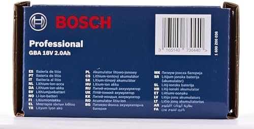 Bosch Akumuliatorius GBA 18V 2.0Ah