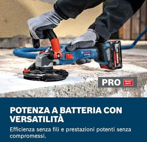 Bosch GBR 18V-15 S, Solo, deimantinis taurės formos šlifavimo diskas, LB