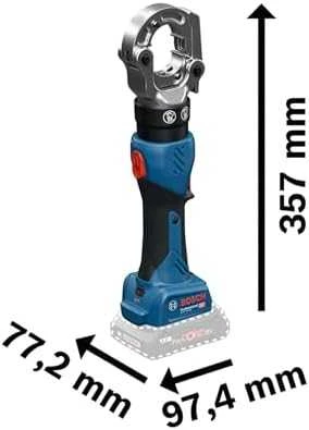 Akumuliatorinis hidraulinis antgalių presavimo įrankis BOSCH GPH 18V-60 Solo LB-XL