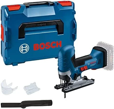 Bosch akumuliatorinis siaurapjūklis lagamine