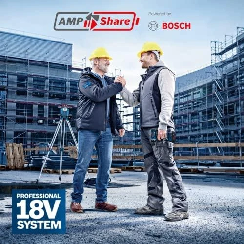 Bosch 18V sistemos statybininkai statybų objekte
