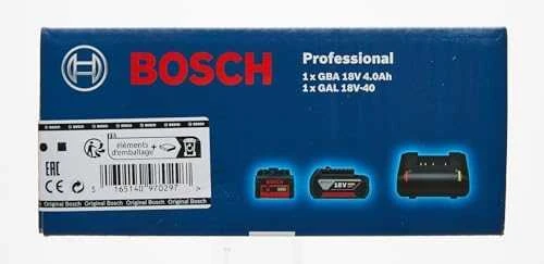 Bosch akumuliatorius GBA 18V 4.0AH +  kroviklis GAL 18V-40 1600A01B9Y