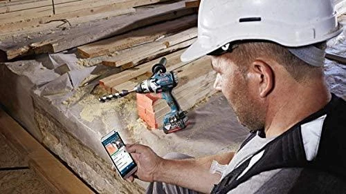 BOSCH smūginis suktuvas- gręžtuvas GSB 18V-110 C be akumuliatoriaus ir kroviklio 06019G030A