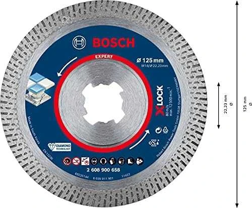 Bosch XLOCK Deimant.pjov.diskas HardCeramic125x22.23x1.6
