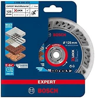 Bosch XLOCK Deimant.pjov.diskas Multi Material 125