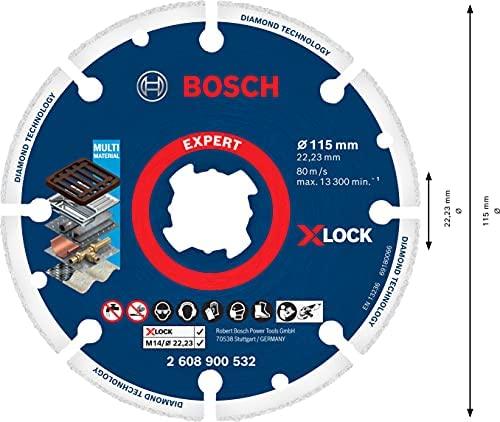 Bosch X-LOCK deimantas metalui 115mm