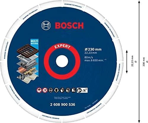 Bosch Deimant.pjov.diskas Metal 230x22.23mm