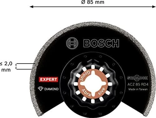 Ovalūs ašmenys BOSCH Expert Grout ACZ RD4 85mm